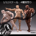 【MORFIG】Queen Studios B.B-01 Y/B/W/G Male β 1/12 Action Figure