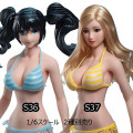 【TBLeague】PLLB2020-S36 (pale) S37 (pale) TBリーグ 1/6スケール シームレス女性ボディ （女性ヘッド&スタンド付属）