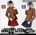 【TOYSCENTRE】TCT-022 AB 女子高生 制服 1/6スケール 女性用コスチュームセット