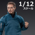 【KITTY STUFF】TX005 1/12 Male Blue Suit Set アクティブ作業着 男性 1/12スケールアクションフィギュア