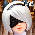 【TYM】TYM159D Female headsculpt 1/12スケール ドール・フィギュア用 女性ヘッド