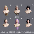 【YMtoys】YMT111 A/B/C/D/E/F 蓮香 1/6 Movable Eye Female Headsculpt 眼球可動 1/6スケール 植毛 女性ヘッド