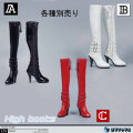 【ZYTOYS】ZY1008 ABC ロングブーツ 1/6スケール 女性用シューズ