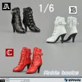 【ZYTOYS】ZY1009 ABC ブーツ 1/6スケール 女性用シューズ