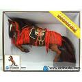 【DID】E60026 ULTIMATE REALISTIC HORSE for all era Rearing 馬(リア)茶 鞍＝和風