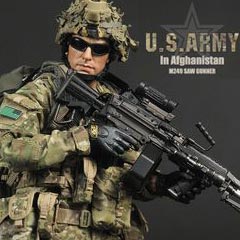 【Soldier Story】1/6 U.S. ARMY IN AFGHANISTAN M249 GUNNER アメリカ軍 M249 SAWガンナー(アフガニスタン)