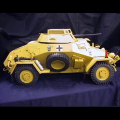 【トゥワン】TAOWAN- 1/6 Scale Vehicule:WWII German Sd.Kfz.222 (Sand Color Version)