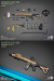 【EASY&SIMPLE】06031 DOOM'S DAY KIT WEAPON SET V 1/6スケール ライフル&ウェポン 装備セット
