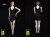 【AFS】A017 ABCDE Women's slim dress 女性スリムドレス＆ハイヒール 1/6スケール 女性用コスチュームセット