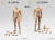 【AlertLine】AL100045/Al10046 MALE ACTION BODY 1/6スケール 男性ボディ素体 デッサン人形