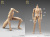 【AlertLine】AL100045/Al10046 MALE ACTION BODY 1/6スケール 男性ボディ素体 デッサン人形