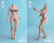 【WorldBox】AT206 A/B 1/6 Girl Body マッスル ガールボディ 1/6スケール 筋肉質 女性ボディ素体 デッサン人形