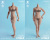【WorldBox】AT206 A/B 1/6 Girl Body マッスル ガールボディ 1/6スケール 筋肉質 女性ボディ素体 デッサン人形