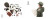 【BrownArt】BA-0006 BD/GD 1/6 WW2 German Armored Captain/Artillery Captain