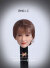 【BOOK MEN TOYS】BM01 A/B/C/D 1/6 Female Head Sculpture with Movable Eyes 1/6スケール 植毛 眼球可動 女性ヘッド
