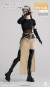 【WorldBox】CA012 SUMMER SPICY GIRL DRESS 女性 メッシュスリットスカート＆ブーツ 1/6スケール 女性コスチューム セット
