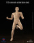 【crazyfigure】LT003 1/12 scale male action figure body フィギュアボディ デッサン人形 1/12スケールフィギュア 男性ボディ素体