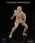 【crazyfigure】LT003 1/12 scale male action figure body フィギュアボディ デッサン人形 1/12スケールフィギュア 男性ボディ素体