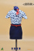 【CUKE TOYS】MA-022 The Flight Attendant Set D航空 キャビンアテンダント CA 制服 1/6スケール 女性コスチューム セット