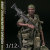 【DAM】PES010 1/12 ARMY 25th Infantry Division M60 GUNNER ベトナム戦争 アメリカ陸軍 第25歩兵師団 M60機関銃手