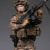 【DAM】DMS015 1/6 OPERATION RED SEA 紅海行動 オペレーション：レッドシー 蛟龍 中国人民解放軍海軍 特種部隊 女性兵士 機関銃手