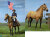 【DID】E60076 U.S. Civil War Brown War Horse (Standing) アメリカ南北戦争 騎馬 馬 ブラウン 鞍付 （スタンディング）
