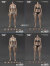 【True1Toys】EC3029P/S EC3030P/S 1/6 Scale peaches buttocks version of the movable female body ガールボディ 筋肉質