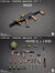 【EASY&SIMPLE】06045 Special Forces Weapon Set F 1/6スケール AK74アサルトライフル&自動拳銃&ヘルメット&コンバットナイフ セット