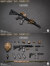 【EASY&SIMPLE】06046 NSWDG Assault Rifle Chronology DEVGRU用武器 1/6スケール アサルトライフル＆タクティカルヘルメットセット