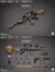 【EASY&SIMPLE】06046 NSWDG Assault Rifle Chronology DEVGRU用武器 1/6スケール アサルトライフル＆タクティカルヘルメットセット