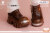 【WorldBox】GS008 B/Y Girl's Shoes Boots ブルドーザーブーツ 女性ドール用ブーツ 1/6スケール 女性用シューズ