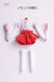 【HASUKI】H-CS019 1/12 Shrine Maiden Outfit Costume 巫女服 1/12スケール 女性ドール用コスチューム