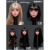 【Iminitoys】M014 A/B/C/D/E Girl Loli headsculpt 1/6スケール 植毛 女性ヘッド