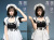 【JKTOYS】K-003A 1/6 Fukada maid head sculpture costume set