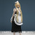 【JIAOUDOLL】JO24X-01 1/6 Backless Maid Dress 女性ドール用 メイド服 メイドドレス 1/6スケール 女性コスチューム