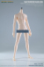 【JIAOUDOLL】JOK-17A 1/6 Detachable Feet Bodybuilding Lean Long Legs Male Body シームレス男性ボディ デッサン人形