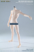 【JIAOUDOLL】JOK-17A 1/6 Detachable Feet Bodybuilding Lean Long Legs Male Body シームレス男性ボディ デッサン人形