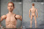 【crazyfigure】LT001 LT002 1/12 The head carves the multi joint movable male body 1/12スケール フィギュアボディ