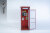 【MMMTOYS】M2608 1/6 Telephone booth 1/6スケール 公衆電話ボックス ミニチュア