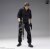 【Mirrfig】1/12 Lean Man Body Deluxe Version ミリタリー ブラック ソルジャー 兵士 1/12スケールアクションフィギュア