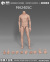 【MAHA studio】MH2405A/B/C Muscle Body Style MALE ACTION BODY 1/6スケール 男性ボディ素体 デッサン人形