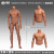 【MAHA studio】MH2405A/B/C Muscle Body Style MALE ACTION BODY 1/6スケール 男性ボディ素体 デッサン人形