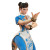 【星漫 STAR MAN】MS-011 1/6 Female Fighter (Blue Cloud Patterned White Cheongsam Version) 女性格闘家