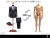 【POPtoys】X39 A/B Men’s Suit BritishAgent Suit 1/6スケール 男性用ビジネススーツ 1/6スケール男性フィギュア用コスチューム