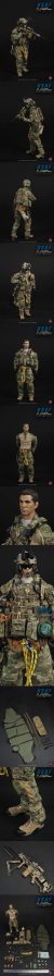 【Soldier Story】1/6 USAF PJ TYPE B PARARESCUE JUMPERS アメリカ空軍 パラレスキュージャンパー