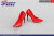 【TOYSCENTRE】TCT-012 ABC Pointed Toe Women's High heels 女性ドール用ハイヒール 1/6スケール 女性用シューズ