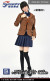 【TOYSCENTRE】TCT-022 AB 女子高生 制服 1/6スケール 女性用コスチュームセット
