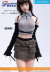 【TOYSCENTRE】TCT-033B 1/6 American Hot Girl T-shirt Work Dress off-shoulder Fashion Trend Suit