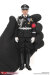 【3R】TG80008 1/12 Mini Reich Series - WW2 German  Heinrich Himmler (Black Ver.) WW2ドイツ軍 ハインリヒ・ヒムラー