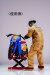 【Trickyman12】202504 MOTOCYCLE LIFT メカニック用モータサイクルリフト ミニチュア 1/6スケール フィギュア用アクセサリーセット